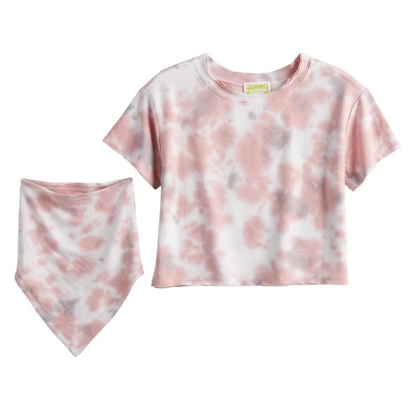 L & XL Yummy Sweater Co. T & Scarf Set "Chocolate Leopard" - NWT - Picture 2 of 3